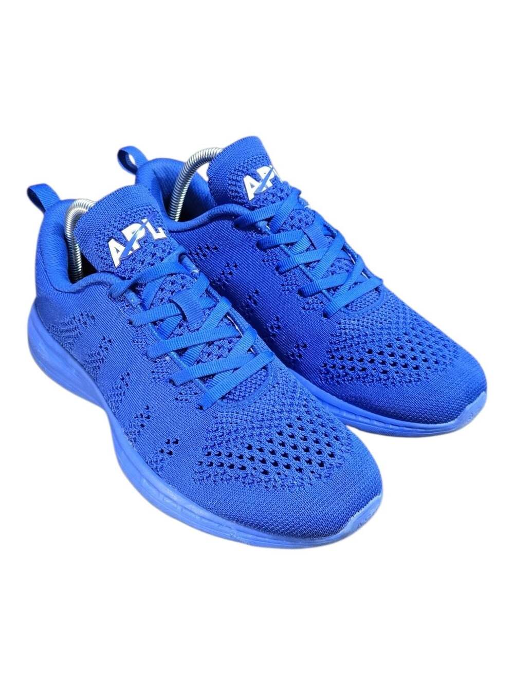 Athletic Propulsion Labs (APL) TechLoom Pro Knit Running Shoes in Sapphire Blue